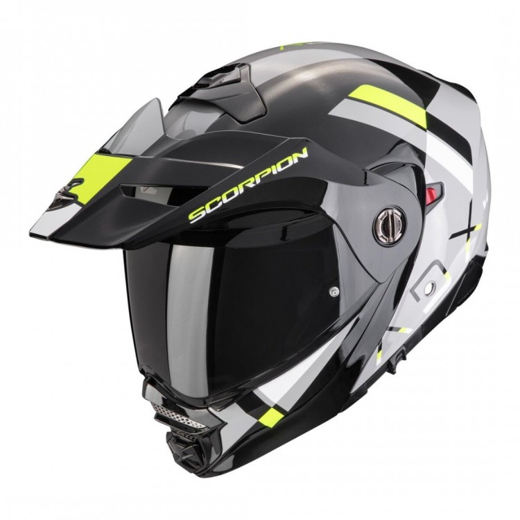 Scorpion ADX-2 Galane Adv Motosiklet Kaskı Gri / Siyah / Sarı Scorpion ADX-2 Galane Adv Motosiklet Kaskı Gri / Siyah / Sarı